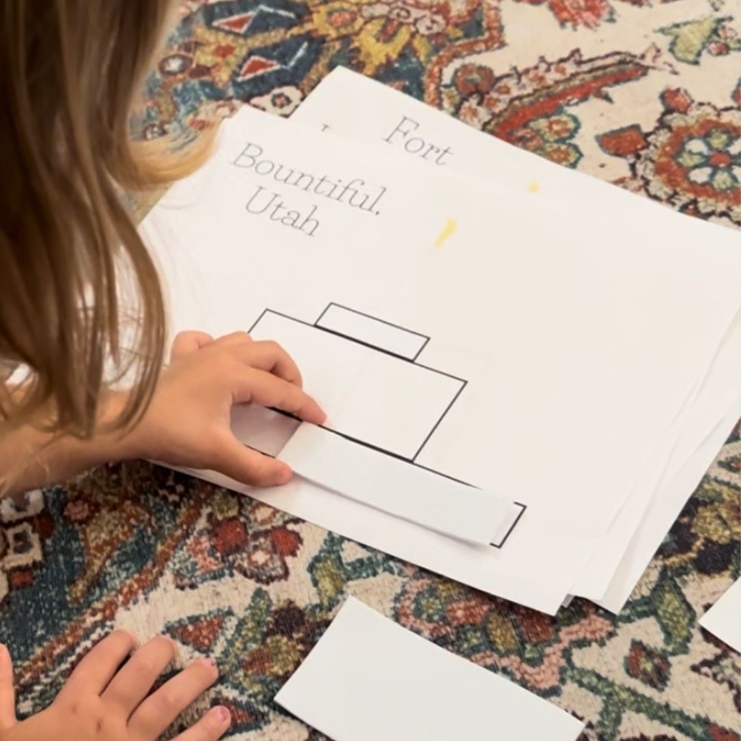 Temple Tangram Puzzles