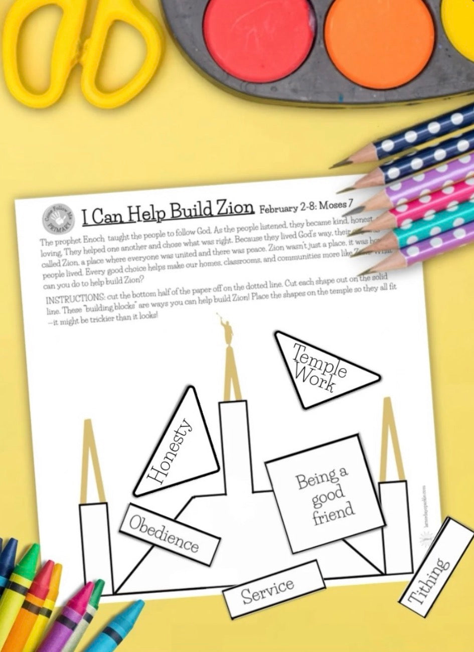 Vol. 2 General Conference Coloring Packet for Kids