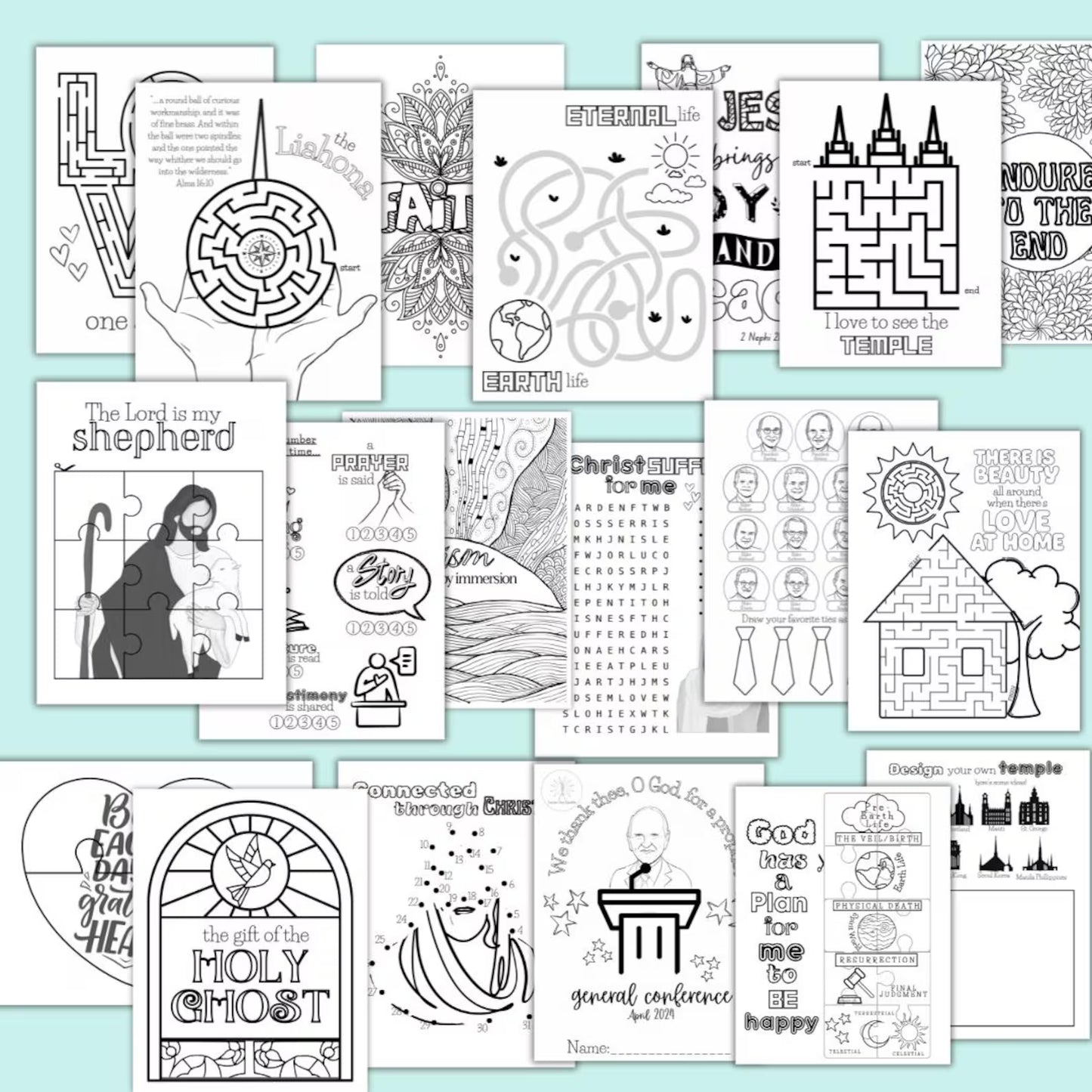 General Conference Coloring Packet for Kids