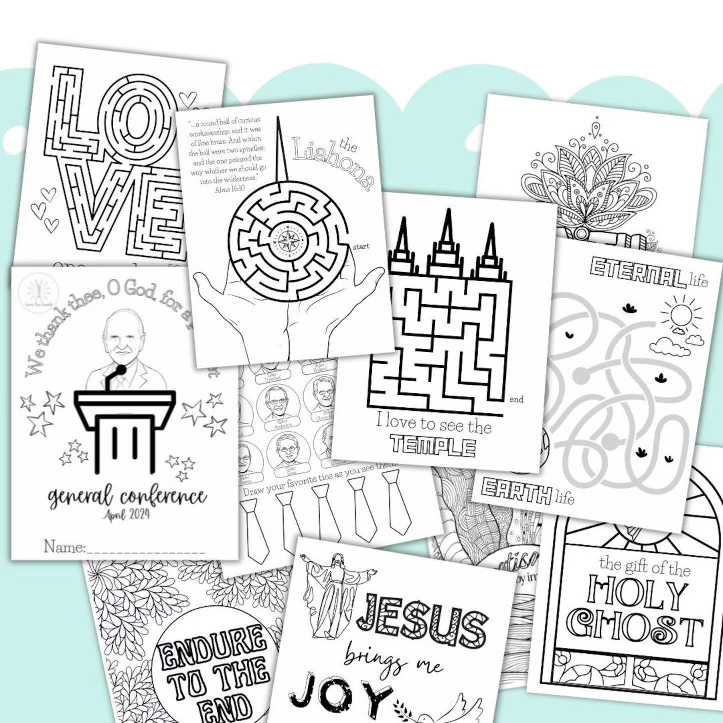 General Conference Coloring Packet for Kids