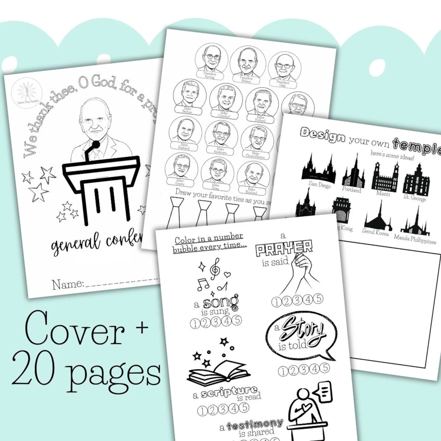 General Conference Coloring Packet for Kids