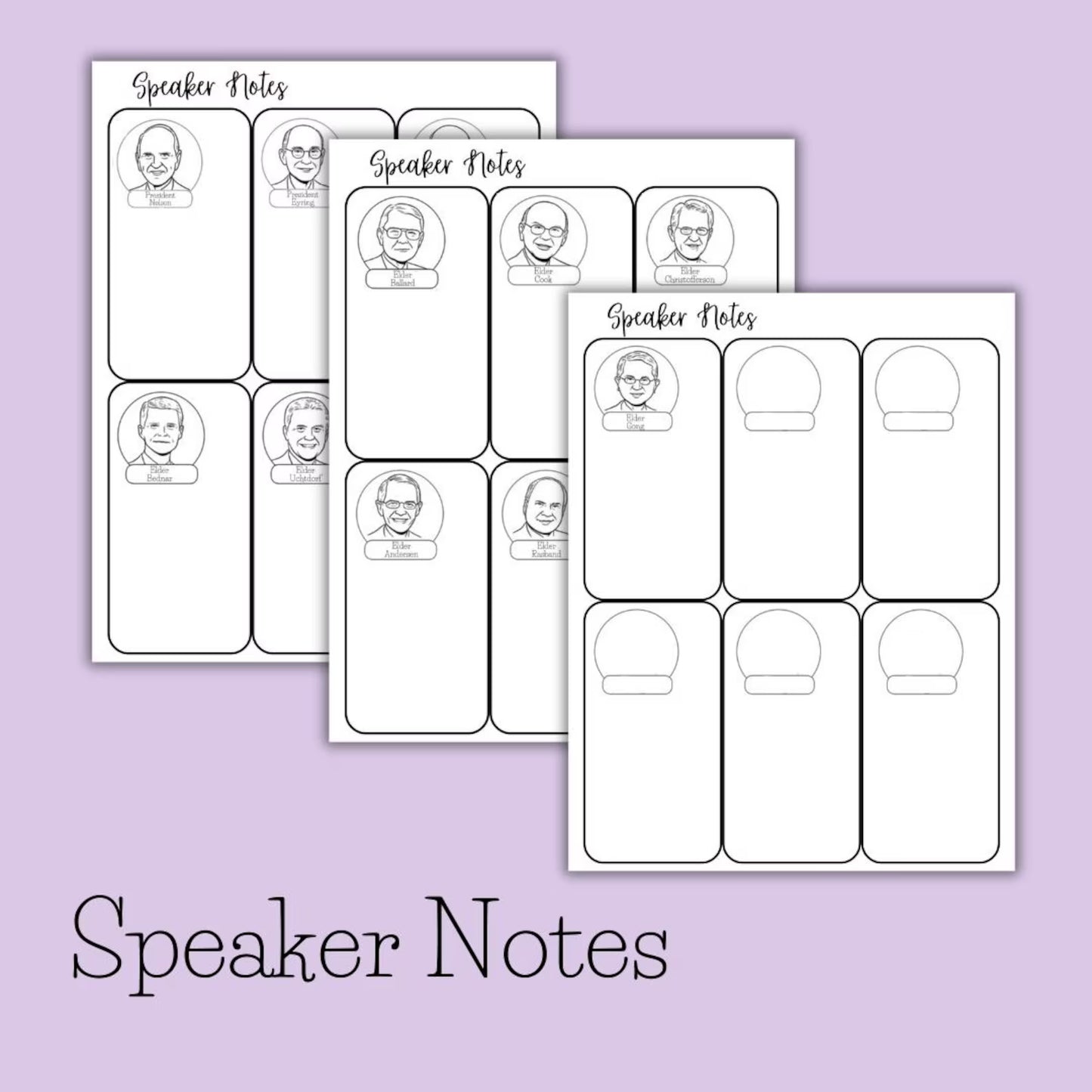 General Conference Packet for Teens/Youth