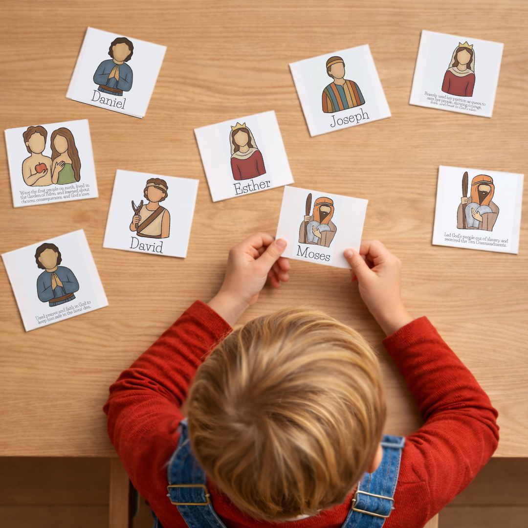 Old Testament Heroes Matching/Memory Game