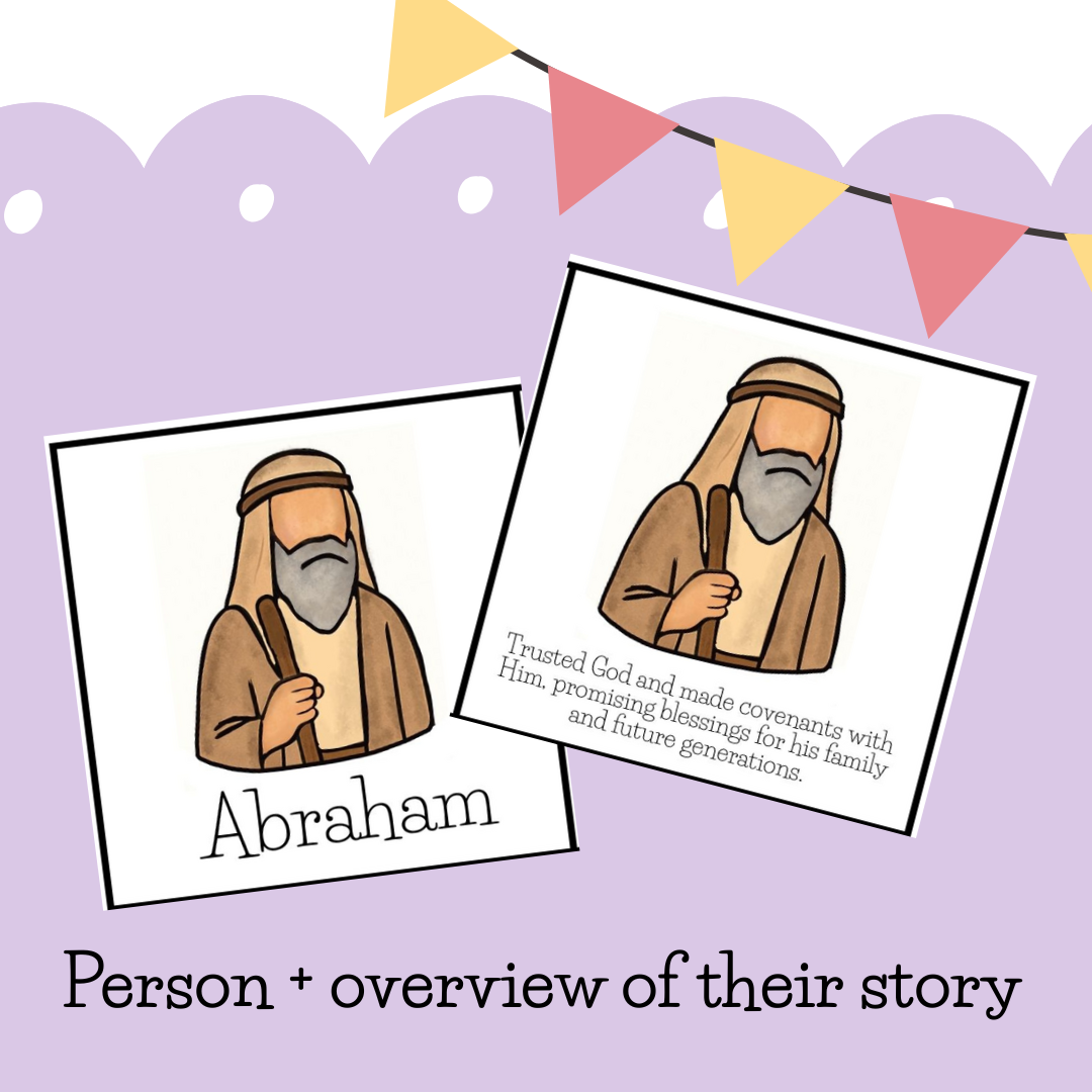 Old Testament Heroes Matching/Memory Game