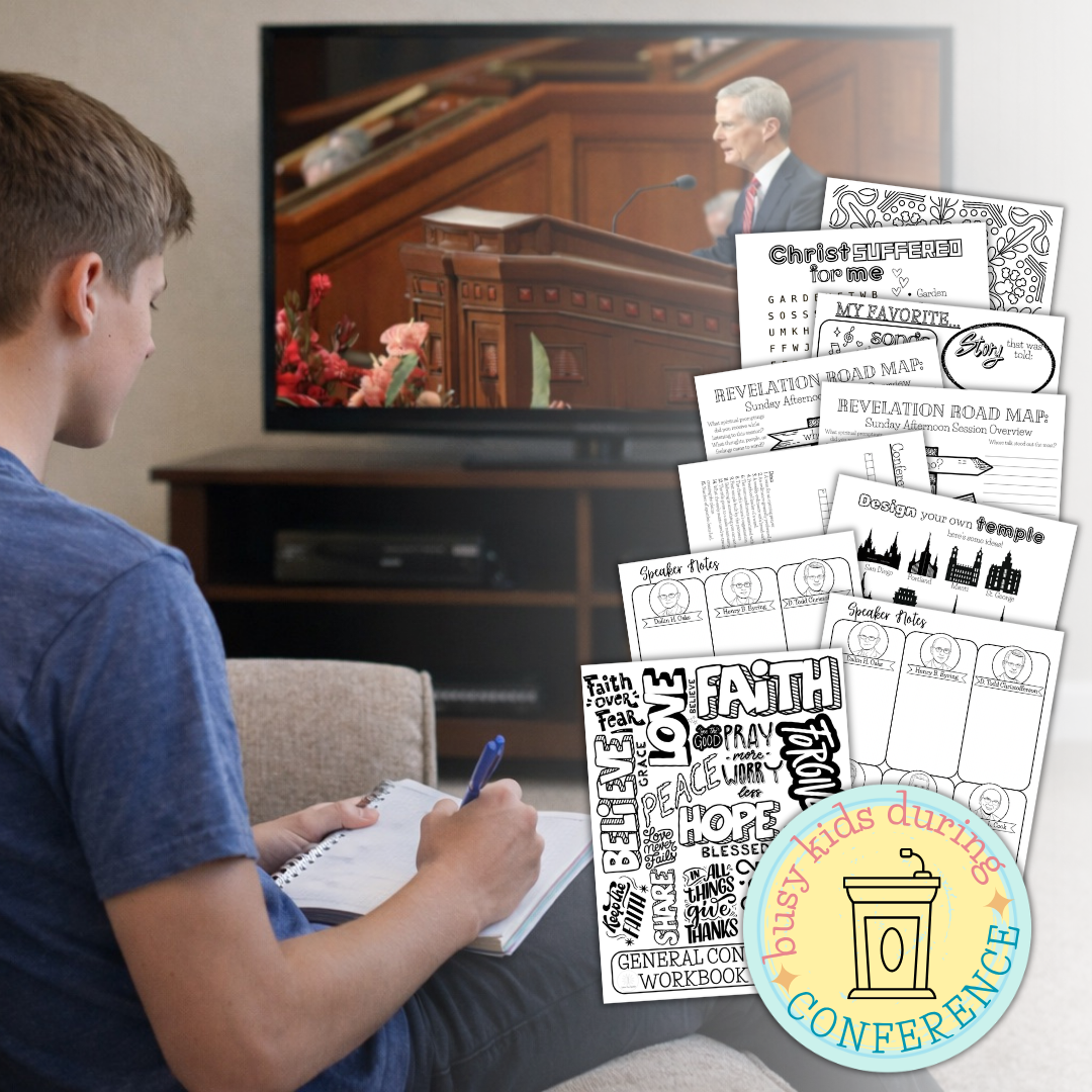 Teen LDS confere notes for YW and YM