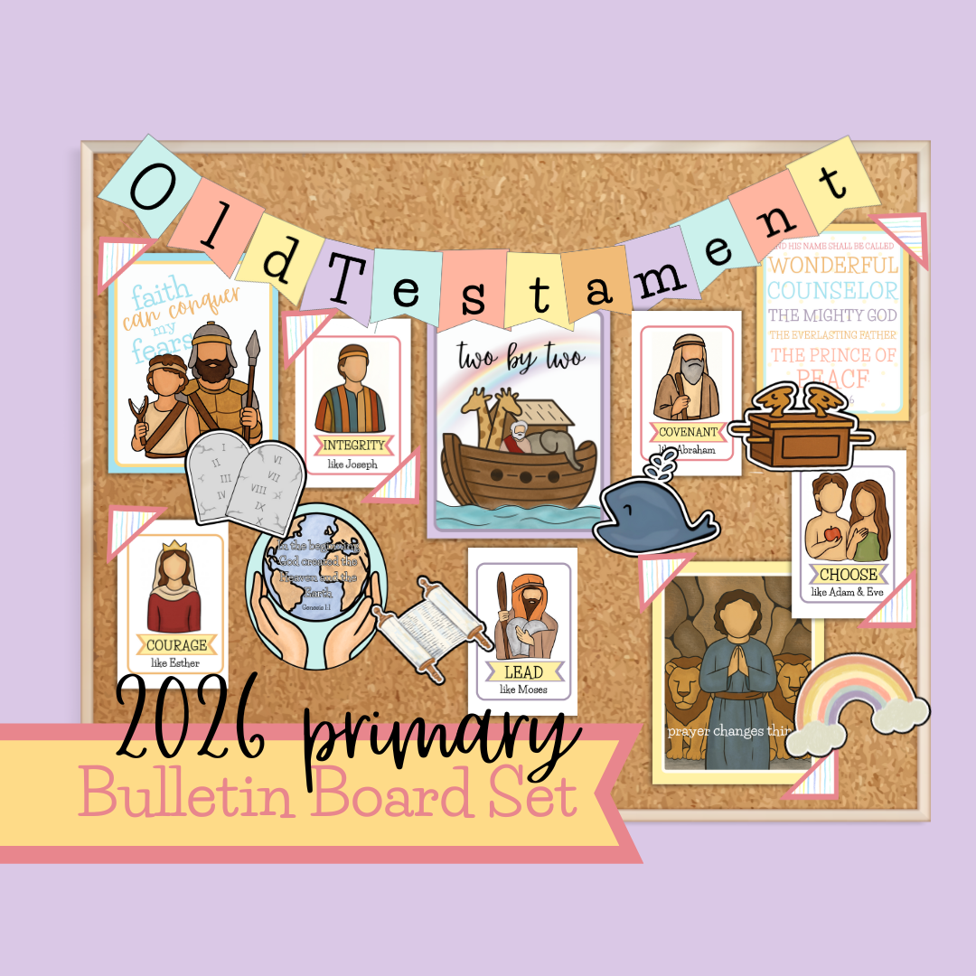 Old Testament Primary Bulletin Board Bundle 2026
