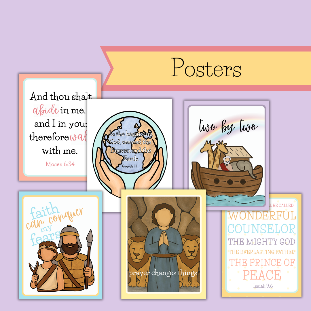 Old Testament Primary Bulletin Board Bundle 2026