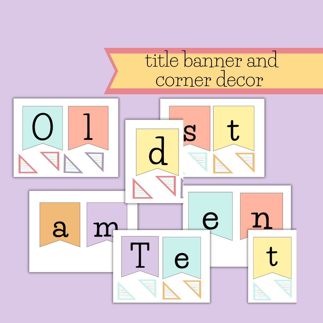 Old Testament Primary Bulletin Board Bundle 2026