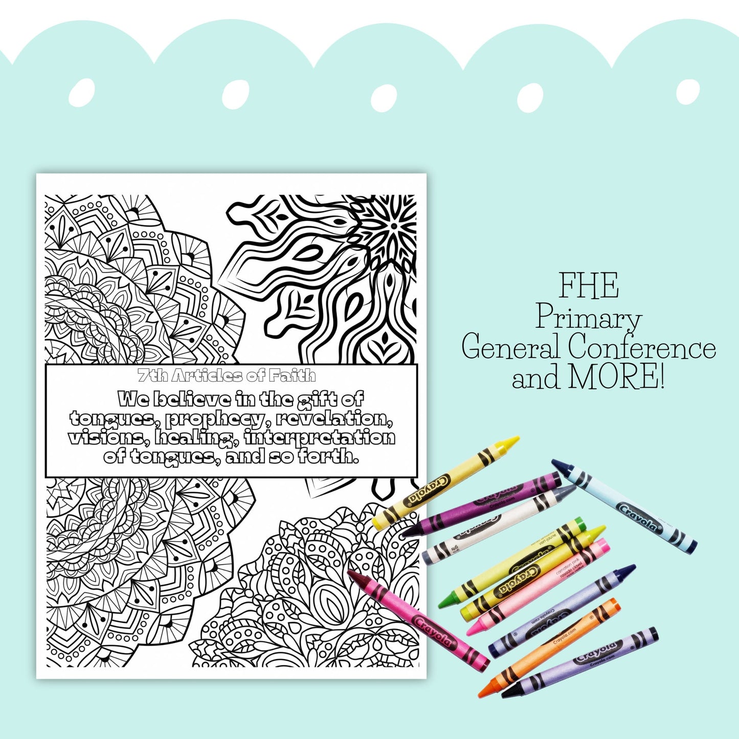 Articles of Faith Coloring Pages