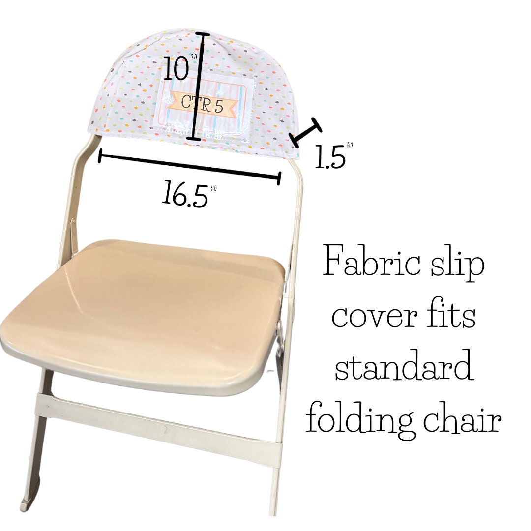 Primary Chair Covers with Pocket