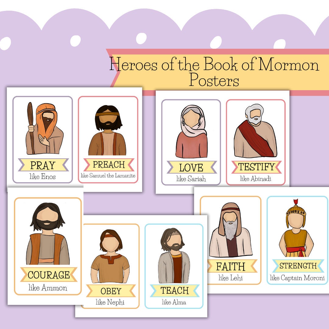 Book of Mormon 2024 Primary Bulletin Board Bundle