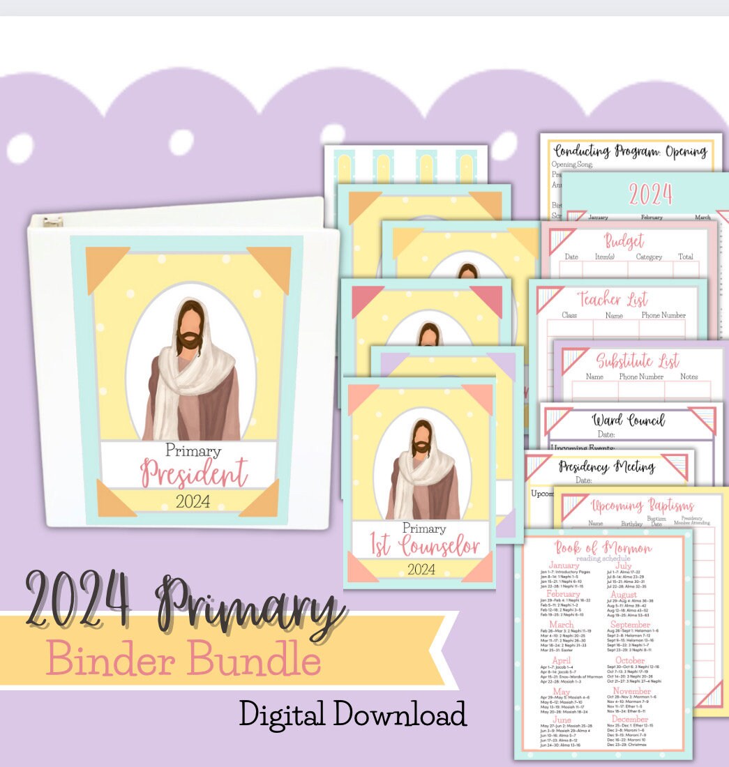 2024 Primary Binder Bundle